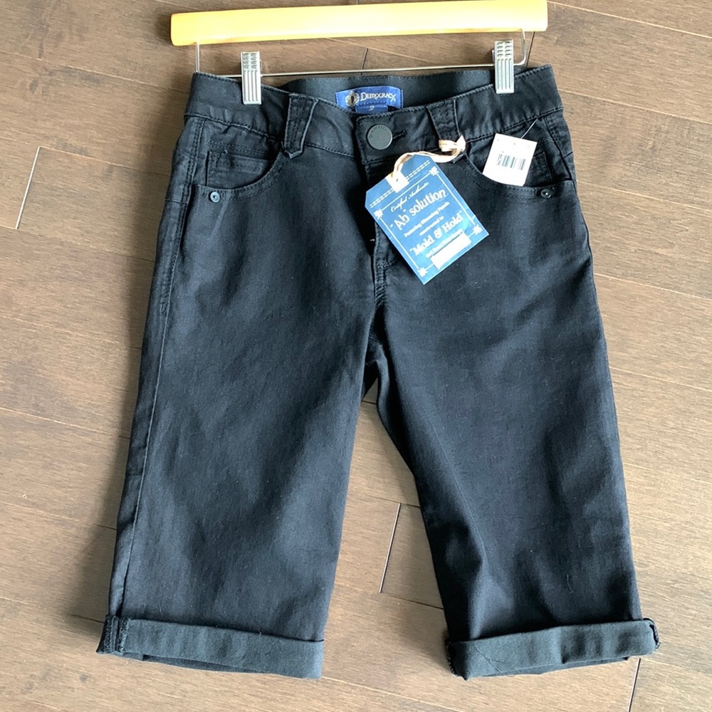 New Democracy “Ab”solution Ab Bermuda Shorts Black size 2